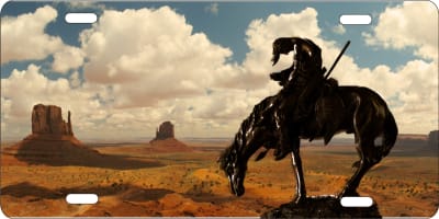 End of the trail personalized novelty front license plate Decorative Vanity car tag