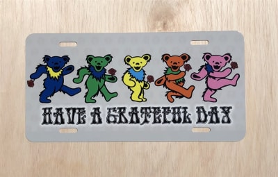 Have a Grateful Day personalized novelty front license plate Grateful Dead Decorative vanity car tag