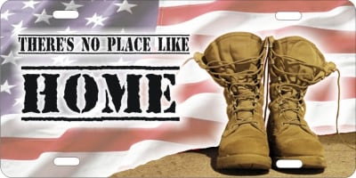 There's no place like Home personalized novelty military license plate  Custom License Plates, Personalized License Plates, Decorative License Plates, Front License Plates, Car Tags, airbrush