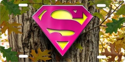SUPER GIRL on mossy green oak camo custom car tag Custom License Plates, Personalized License Plates, Decorative License Plates, Front License Plates, Car Tags, airbrush