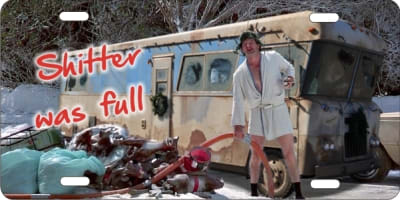 Christmas vacation uncle Eddie's RV custom car tag