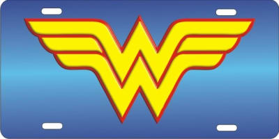 Wonder Woman personalized license plate Custom License Plates, Personalized License Plates, Decorative License Plates, Front License Plates, Car Tags, airbrush