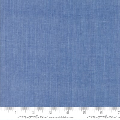 Denim Blue "Chambray" Fabric