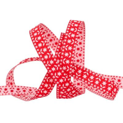 RIBBON: Red Twinkle Stars