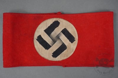 Original Pre-WWII NSDAP 3-Piece Wool Armband
