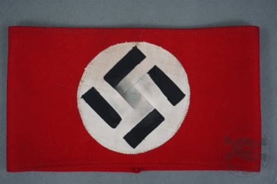 Original Pre-WWII NSDAP 3-Piece Wool Armband
