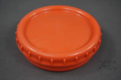 Original German WWII Orange Bakelite Butterdish