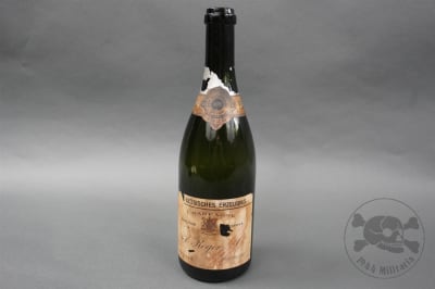 Original German WWII Occupation of France Champagne Bottle By Pol Roger (Wehrmacht Issue)