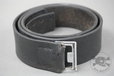 Original German WWII EM/NCO Police/DRK (Deutsche Rote Kreuz) Leather Belt Dated 1941