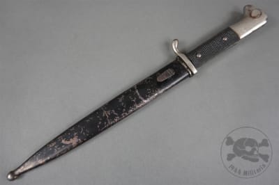 Original German WWII Short Model Dress Bayonet Unmarked