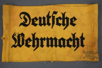 Original German WWII Deutsche Wehrmacht Armband - U.S. Veteran Bringback