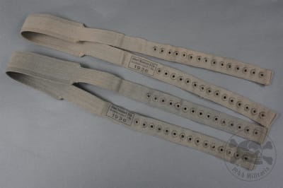 Unissued Original WWII German Internal Field Blouse Support Strap Matching Pair