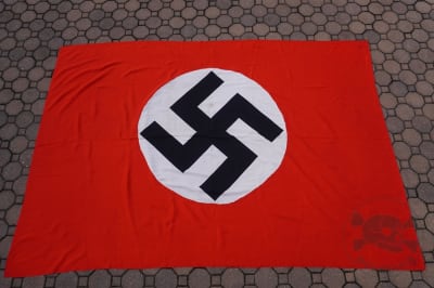 Original German WWII NSDAP Flag With NSDAP Stamp