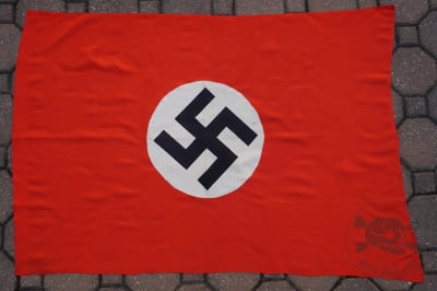 Original Third Reich National Double-Sided Flag 112cm x 76cm