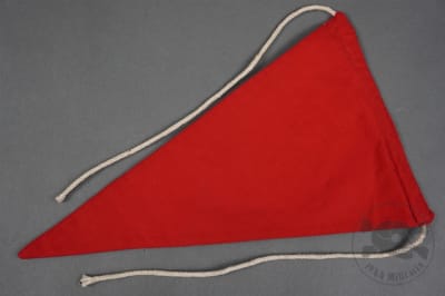 Original German Pre-WWII Ex-NSDAP Double-Sided Pennant 12" x 7"