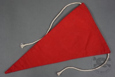 Original German Pre-WWII Ex-NSDAP Double-Sided Pennant 12" x 7"