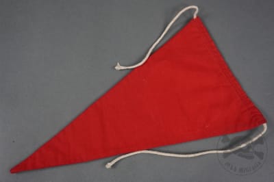Original German Pre-WWII Ex-NSDAP Double-Sided Pennant 12" x 7"