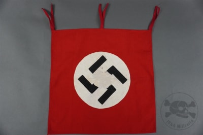 Original German WWII NSDAP/National Double-Sided Flag/Banner