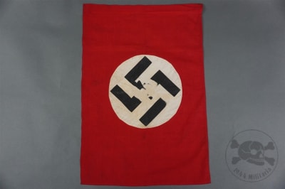 Original German WWII NSDAP/National Double-Sided Flag/Banner