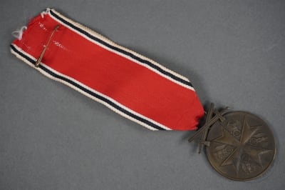Original German WWII German Eagle Order Medal of Merit With Swords