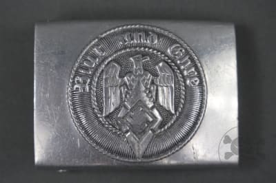 Original HJ Hitler Youth Belt Buckle RZM M4/27 Overhoff Cie