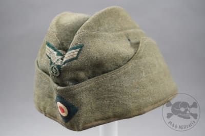 Original German WWII Heer M38 EM/NCO Overseas Cap Pre/Early War Size 56/57