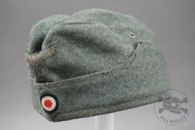 Original German WWII Heer M38 EM/NCO Overseas Cap Private Purchase Size 56/57