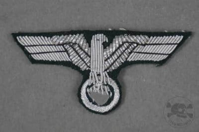 Original German WWII Heer Officer's Bullion Visor Cap Eagle