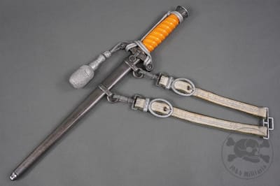Original German WWII Heer Officer's Dagger By Carl Eickhorn With Hanger & Portepee
