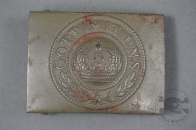 Unissued Original Imperial German WWI Army Steel Buckle