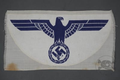 Unissued Original German WWII Kriegsmarine Sports Shirt Patch