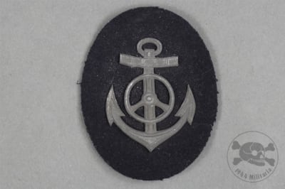 Unissued Original German WWII Kriegsmarine EM/NCO Motor Transport Personnel Zinc Trade Badge