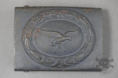 German WWII Luftwaffe Steel Buckle Unmarked