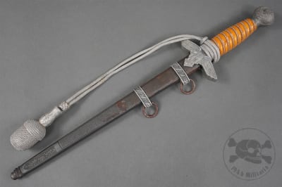 Original German WWII 2nd Model Luftwaffe Dagger By WKC With Portepee