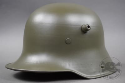 Original German WWI Refurbished M16 Helmet (Stahlhelm) Size 62 Shell