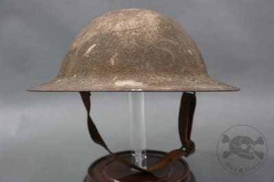 Original US WWI M1917 Doughboy Helmet With Liner Chinstrap