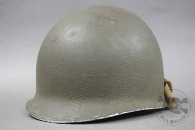 Original US WWII M1 Front Seam Helmet With Liner