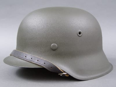 Original German WWII Refurbished M42 Helmet Size 68 Shell