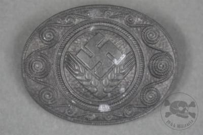 Original Third Reich Female RADwJ Personal Commemorative Service Brooch