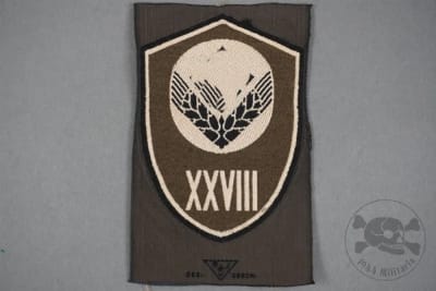 Original RADwJ (Reichsarbeitsdienst der weiblichen Jugend) Sleeve Shield Group XXVIII