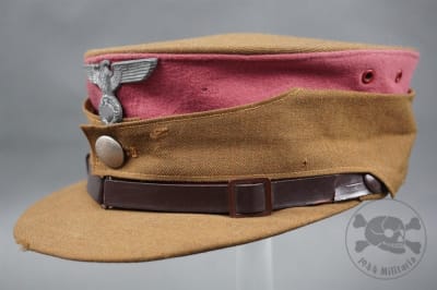 Original German WWII SA-Gruppe Ostmark Summer Coffee Can Kepi with RZM Tag Size 57