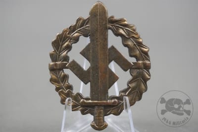 Original German WWII SA Sports Badge (Sportabzeichen) In Bronze by Redo