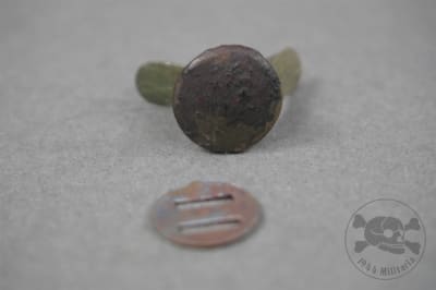 Original German WWII Helmet Liner Split Pin Marked 1943