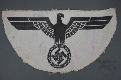 Original German WWII Army (Heer) 2nd Pattern Sports Shirt Patch Uniform Removed