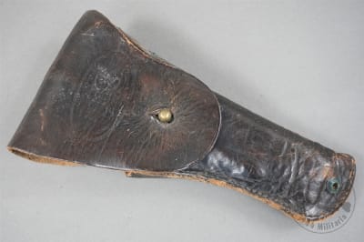 Original U.S. WWII M1916 Leather Holster by Crump Dated 1942