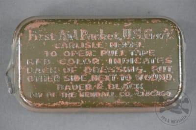 Original US WWII First Aid Packet-US Govt Carlisle Model By Bauer & Black