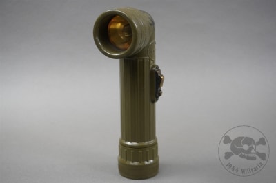 Original US WWII TL-122-D Military Flashlight with Spare Filters