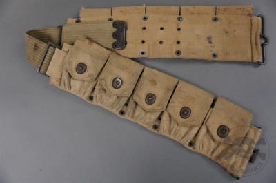 Original US WWI M1910 Cartridge Belt by Russell & Mills 1918