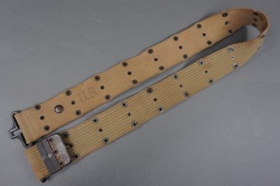 Original US WWII M1936 Khaki Web Belt