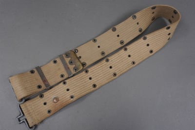 Original US WWII M1936 Khaki Web Belt